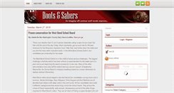 Desktop Screenshot of bootsandsabers.com