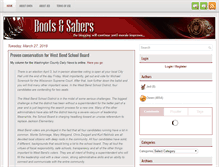 Tablet Screenshot of bootsandsabers.com